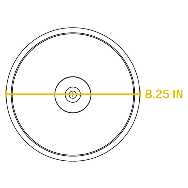 8 Inch Glass Lid
