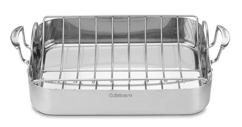 Cuisinart MultiClad Pro Triple Ply Stainless Steel 16" Roasting Rack