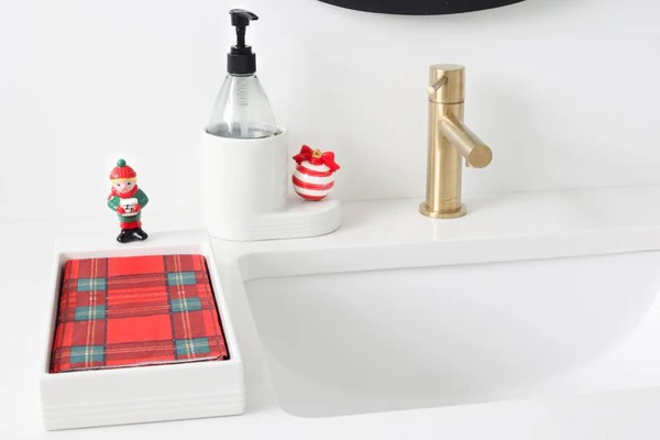 Nora Fleming Guest Towel Holder-Pinstripes