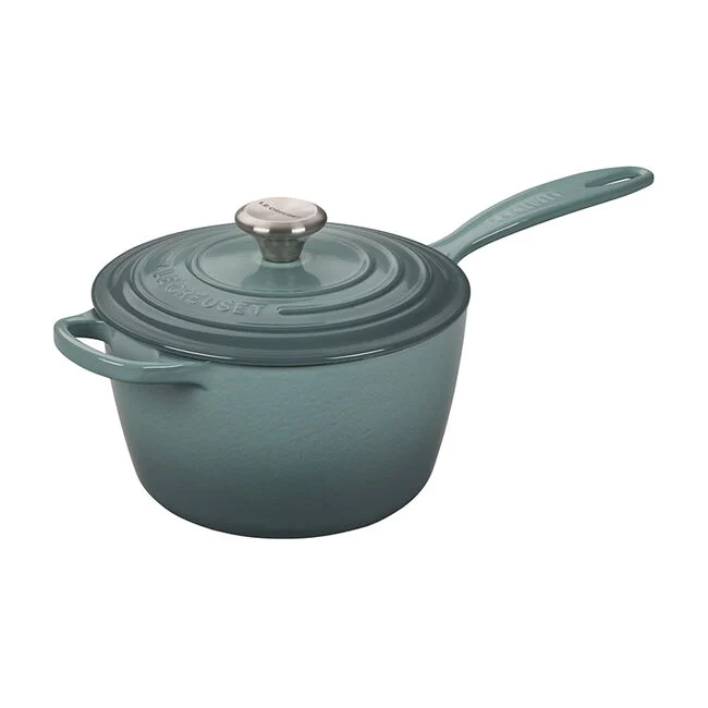 Le Creuset, Sea Salt, 2.25qt., Signature Saucepan