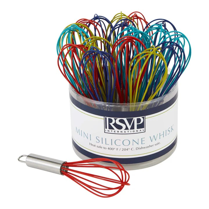 Mini Silicone Whisk Assorted Colors