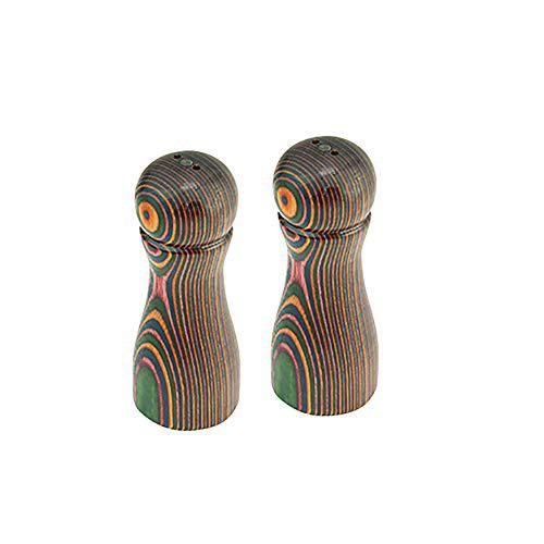 Island Bamboo Pakka Wood Salt & Pepper Shakers
