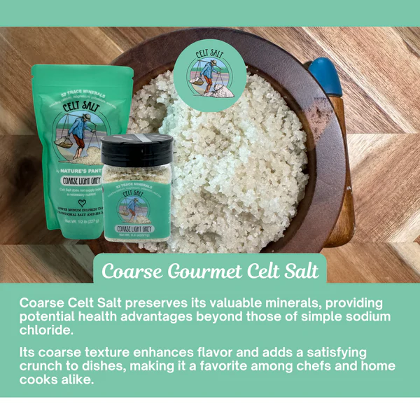 1/2 lb. Celtic Sea Salt, Coarse Light Grey
