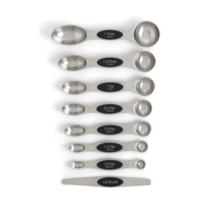 Mrs. Anderson's Baking Dual-Sided Magnetic Measuring Spoons with Leveler