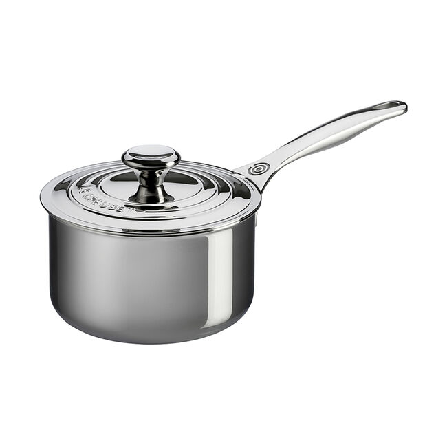 Le Creuset, Stainless Steel, 2qt., Saucepan