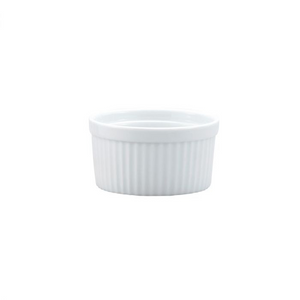 Fine White Porcelain Souffle Ramekin - Comes in 3oz, 4oz, 6oz, 8oz, 10oz or 14oz