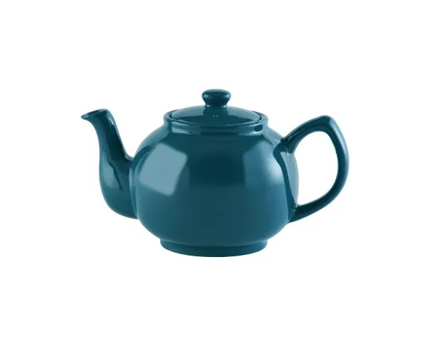 Teal 6 Cup Teapot