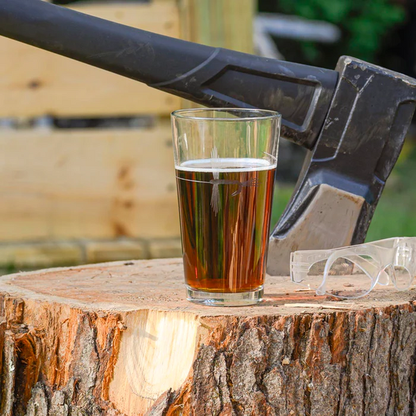 Fly Fishing 16oz Beer Pint Glass