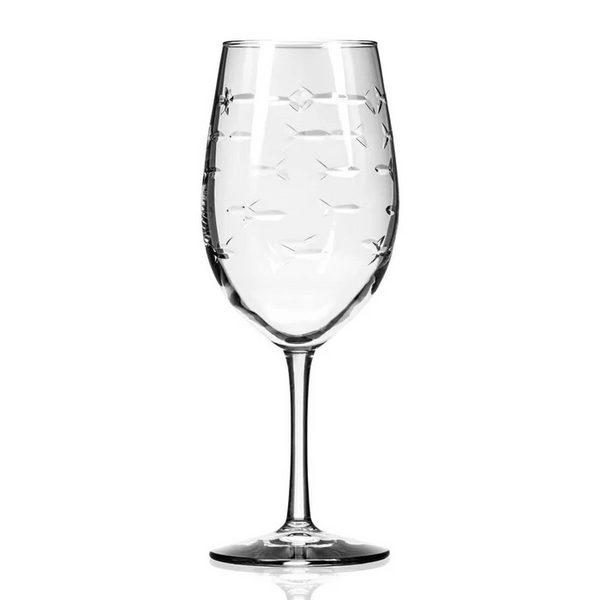 School of Fish 18oz All Purpose Wine Glass