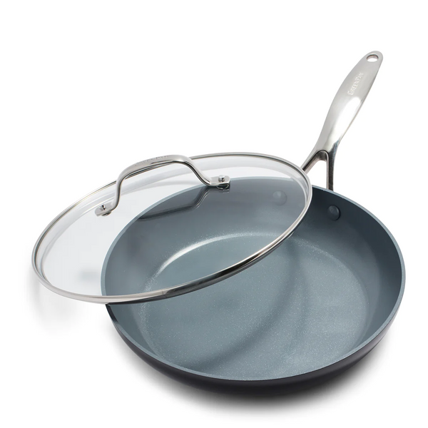 Greenpan Valencia Pro Ceramic Nonstick 10" Frypan With Lid
