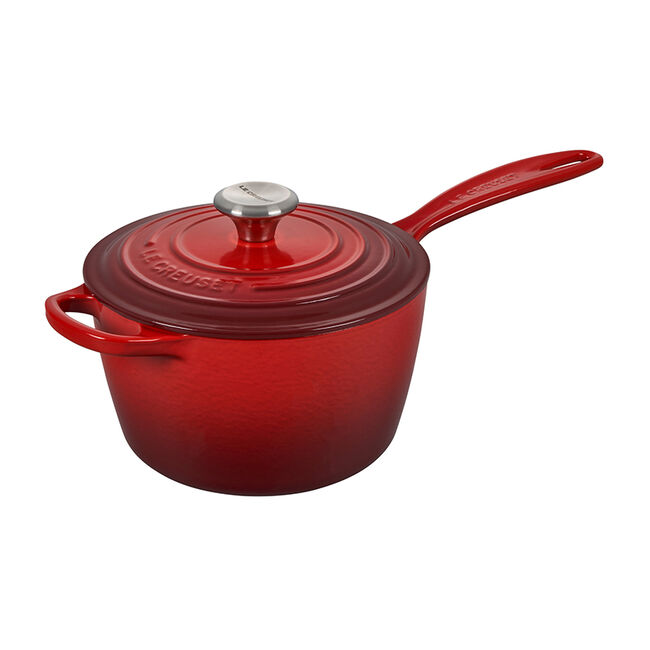 Le Creuset, Cerise, 2.25qt., Signature Saucepan