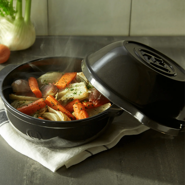 Bread Pot (Truffle) Emile Henry (charcoal)