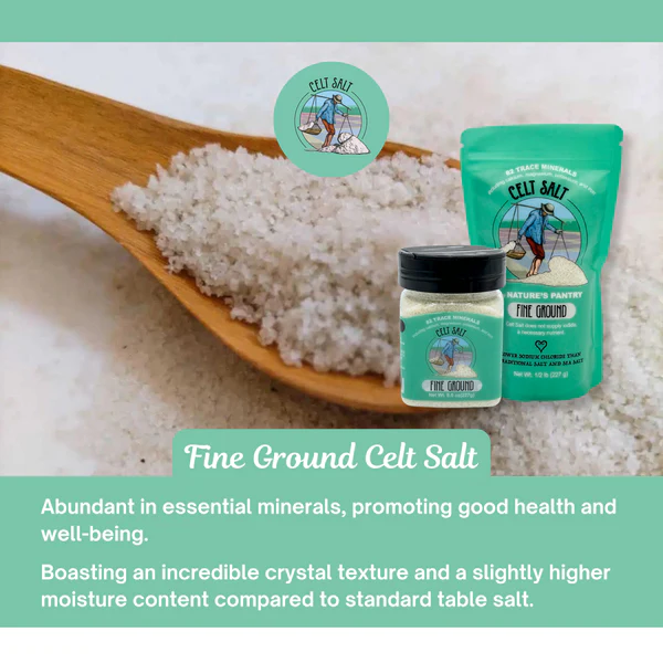 1 lb. Celtic Sea Salt, Fine Ground