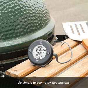 DOT Simple Alarm Thermometer - Black