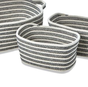 Ameile Stripe Basket Small