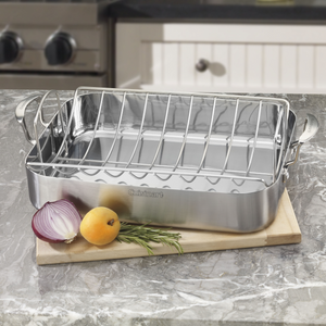 Cuisinart MultiClad Pro Triple Ply Stainless Steel 16" Roasting Rack
