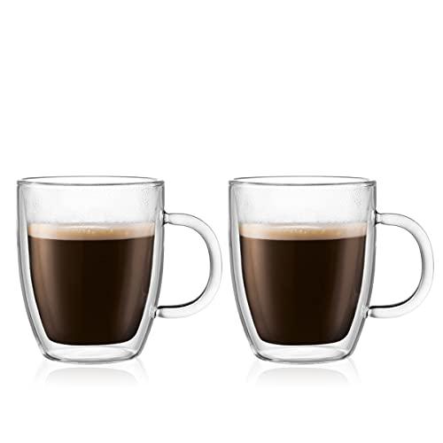 Bodum Bistro Double Wall Mug 2-Pack Ounce