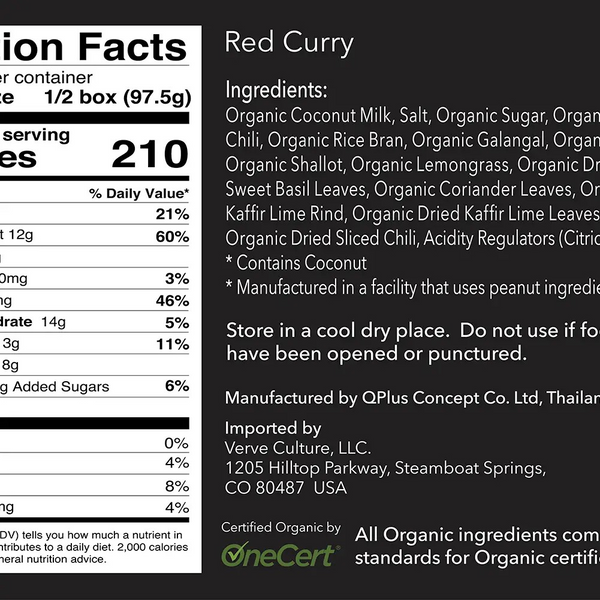 Thai For Two Cooking Kit - Organic Red Curry