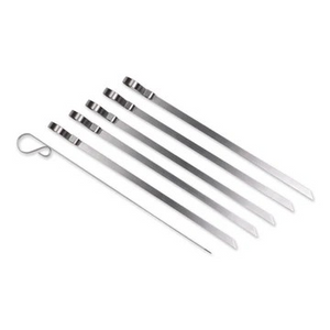 Endurance Stainless Steel Flat Skewers Set Of 6