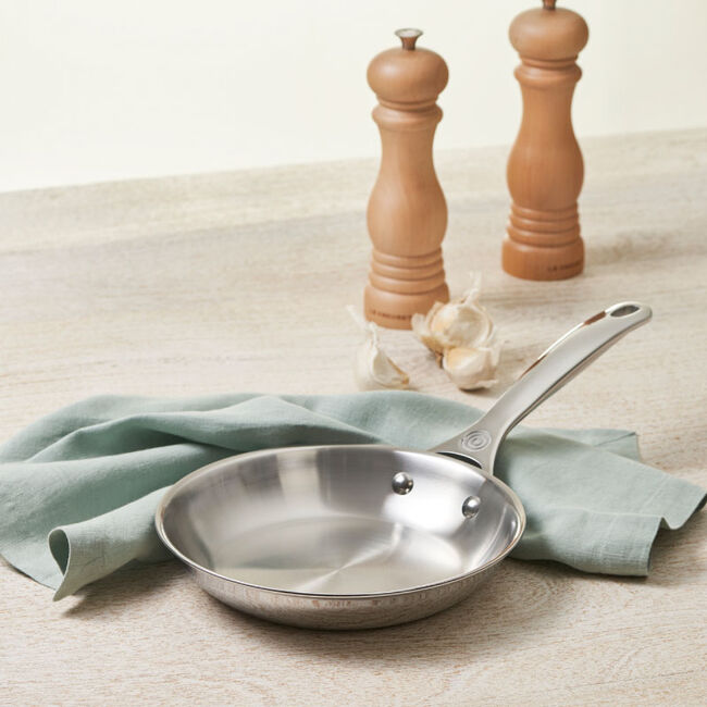 Le Creuset, Stainless Steel, 8", Fry Pan