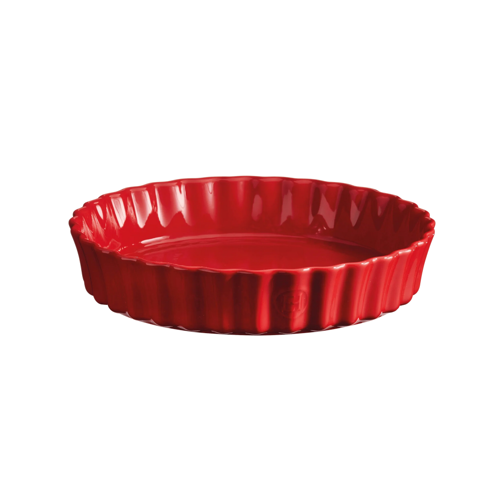 Burgundy Deep Tart Dish 28cm.
