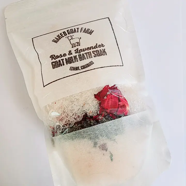 Goat Milk Bath Soak Rose & Lavender