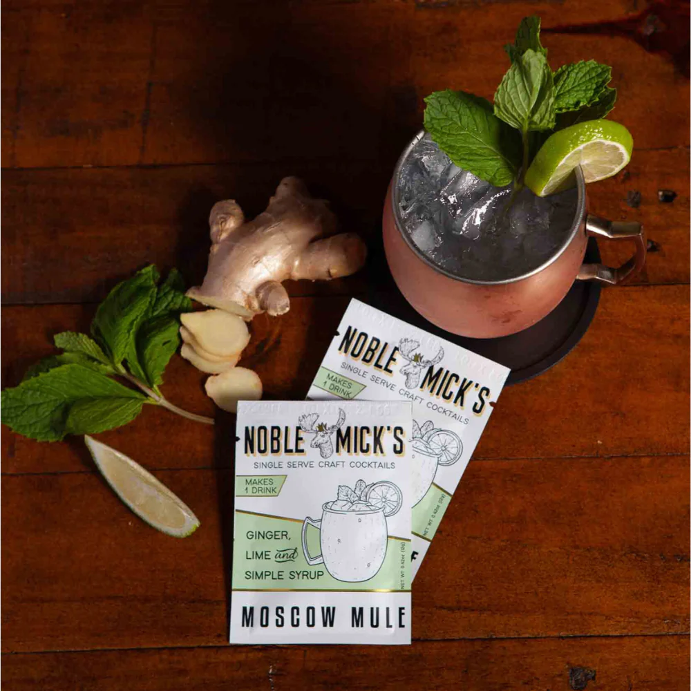 Noble Mick's Single Serve Ginger, Lime & Simple Syrup Moscow Mule
