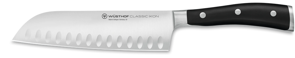 Classic Ikon 7" Santoku Hollow Edge