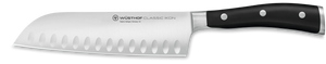 Classic Ikon 7" Santoku Hollow Edge