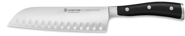 Classic Ikon 7" Santoku Hollow Edge