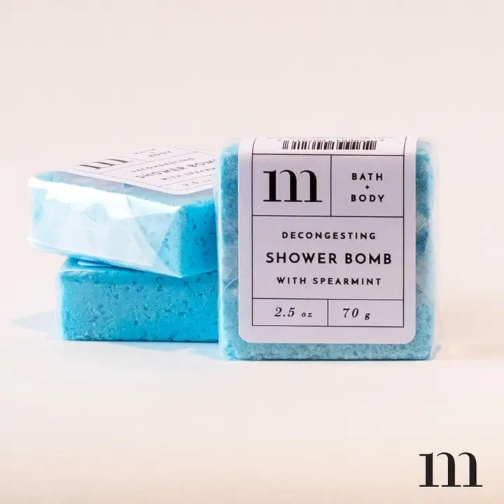 Mixture Aromatherapy Shower Bomb, Decongesting w/ Spearmint