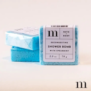 Mixture Aromatherapy Shower Bomb, Decongesting w/ Spearmint