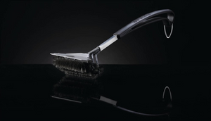 Triple-Row Grill Brush w/ Stainless Steel Bristles