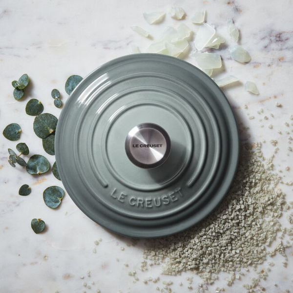 Le Creuset, Sea Salt, 5.5qt., Signature Round Dutch Oven