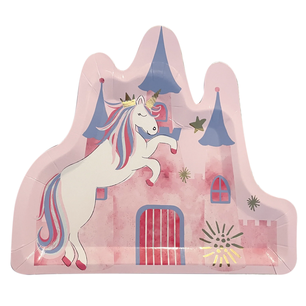 Die-Cut Dreams Come True Dinner Plate/8pk