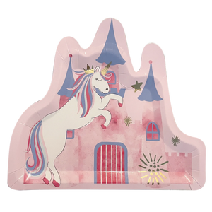 Die-Cut Dreams Come True Dinner Plate/8pk