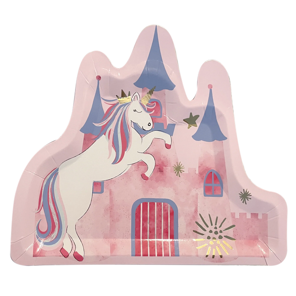 Die-Cut Dreams Come True Dinner Plate/8pk