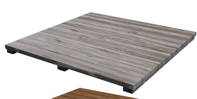 Distressed Acacia Insert for Modular Nest System
