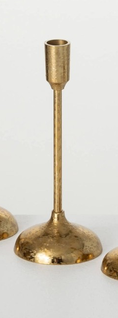 Brushed Gold Taper Holder - Medium