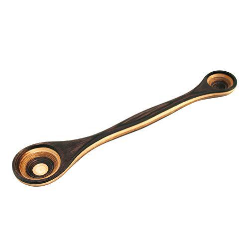 Island Bamboo 9-inch Pakkawood Double Sided Measuring Spoon