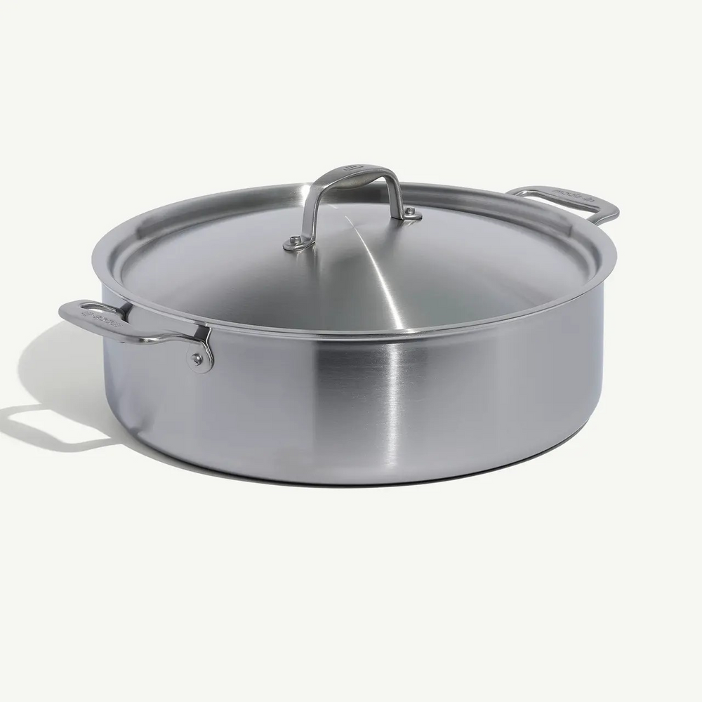 Stainless Rondeau W/Lid (2 Sizes)
