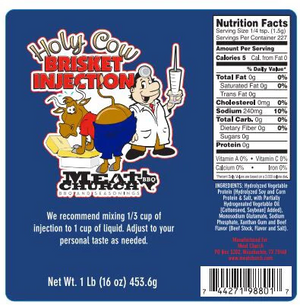 Holy Cow Brisket Injection 1Lb bag
