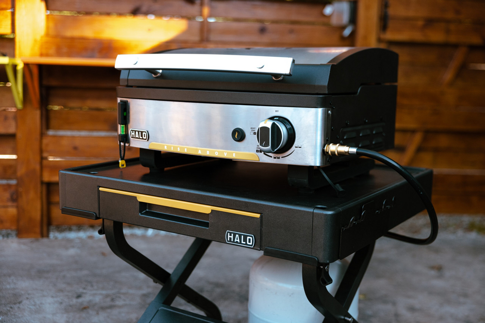 Halo Elite 1B Dual Zone Single Burner Outdoor Griddle