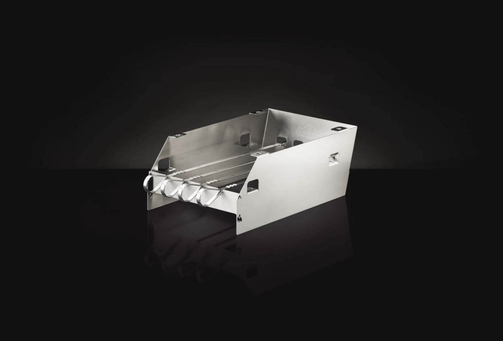 Sizzle Zone Burner Windshield and Skewer Rack - Large