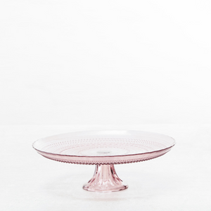 Jupiter Pink Cake Stand 13x13x4.3"