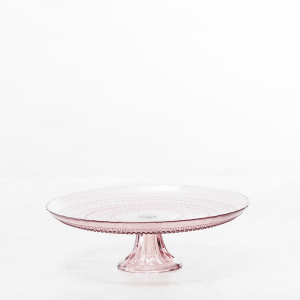 Jupiter Pink Cake Stand 13x13x4.3"