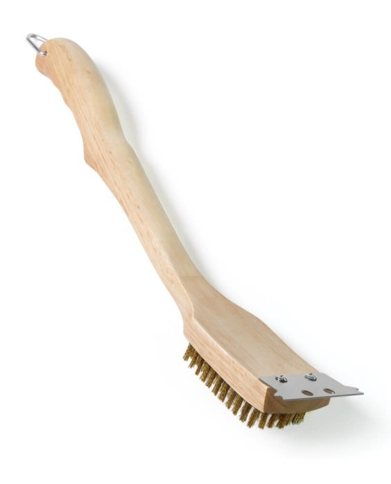 Grill Brush with Brass Bristles