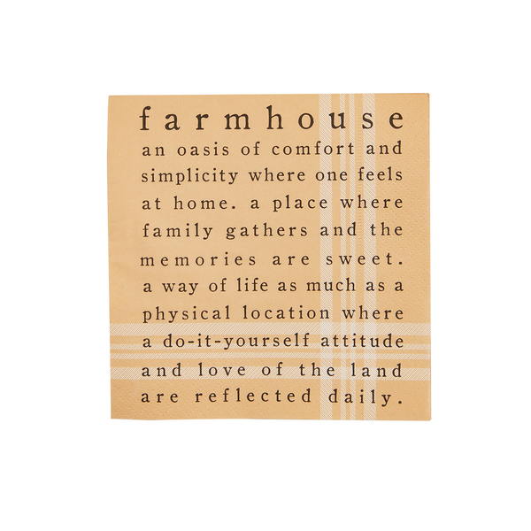 Farm Napkin Toothpick Holder