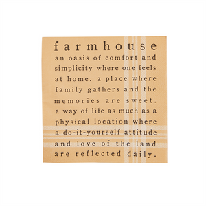 Farm Napkin Toothpick Holder