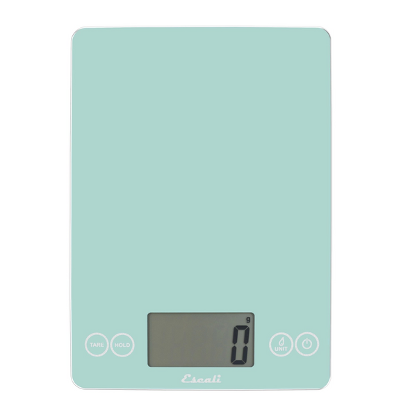 Escali Arti Glass Food Scale, Teal